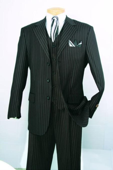 Three button suit - Mens 3 Button Suits - AlbertoNardoniStore