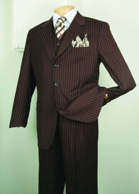 Three button suit - Mens 3 Button Suits - AlbertoNardoniStore