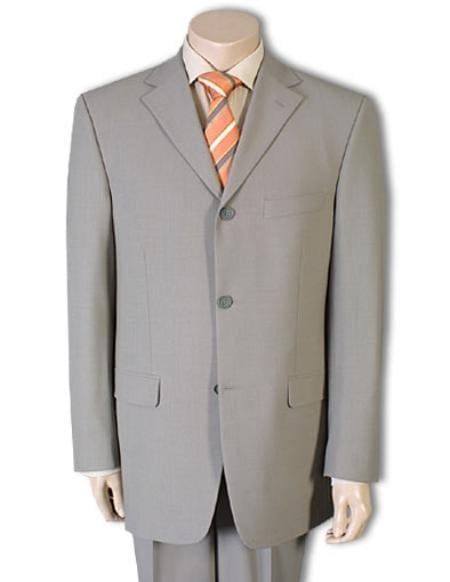 Men's Wine Three Button Suit main image 0