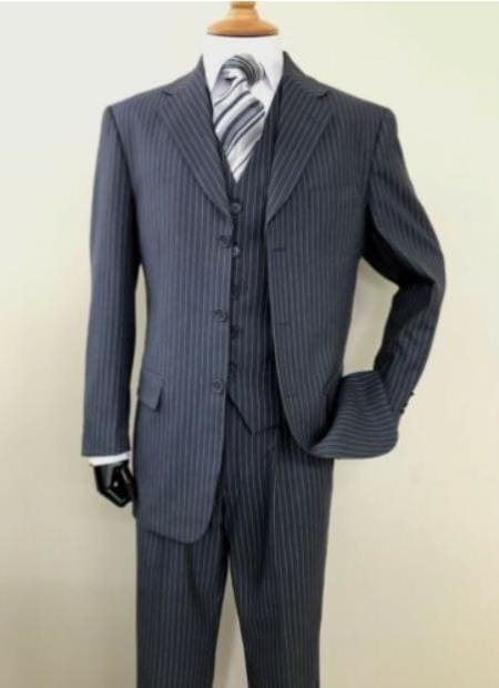 Three button suit - Mens 3 Button Suits - AlbertoNardoniStore