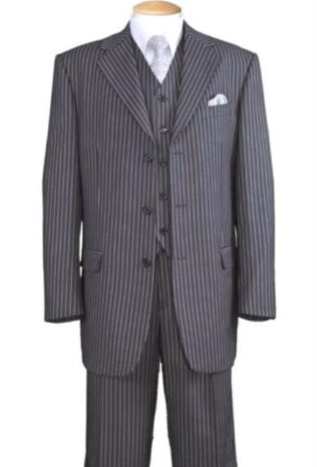 Three button suit - Mens 3 Button Suits - AlbertoNardoniStore