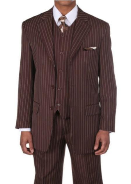 Three button suit - Mens 3 Button Suits - AlbertoNardoniStore