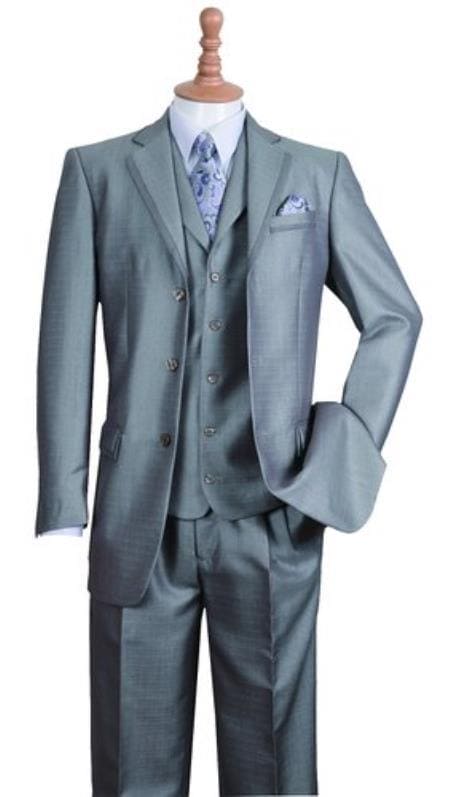 Three button suit - Mens 3 Button Suits - AlbertoNardoniStore