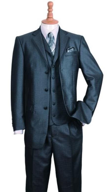 Three button suit - Mens 3 Button Suits - AlbertoNardoniStore