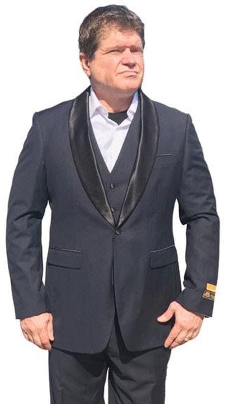 Tux-SH Navy/Blk - Tuxedo Wholesale Distributors - AlbertoNardoniStore