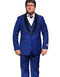 Tux-Shawl Royal/Blk - Tuxedo Wholesale Distributors - AlbertoNardoniStore