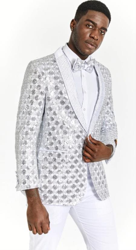 Tuxedo Jacket For Sale - White Tuxedo Jacket - AlbertoNardoniStore