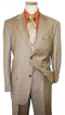 Two Button Dark Tan Coffee Suit - AlbertoNardoniStore