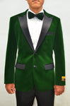 Men's Green Velvet Jackets & Blazers
