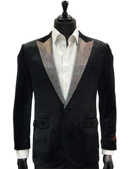 Velvet-Tux101 Black/ Silver - AlbertoNardoniStore