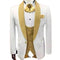 White and Gold Tuxedo - AlbertoNardoniStore