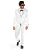 White Groom Tuxedo - AlbertoNardoniStore