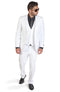 White Slim Fit Suit - Mens White Slim Fit Suit - AlbertoNardoniStore