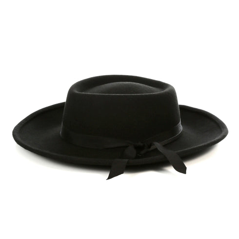 Wholesale Mens Dress Hats - Black fedora hat Minimum 20PC Hat To Get this price Call to Place order - AlbertoNardoniStore