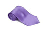 Wholesale Mens Ties Bulk - Bushlavender 100% Silk Solid Necktie With Handkerchief Buy 10 Of Same Color Tie - AlbertoNardoniStore