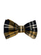 Wholesale Mens Ties Bulk - Men's Brown And Black Plaid Pattern Bowtie - $10 - AlbertoNardoniStore