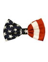 Wholesale Mens Ties Bulk - Men's White/Red/Blue American Flag Bowtie - $10 - AlbertoNardoniStore